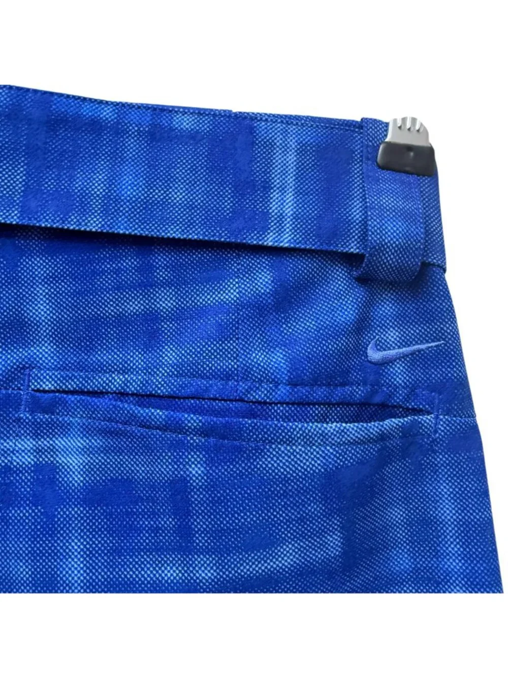 Nike Women's Dri-FIT Golf Shorts Size Medium Royal Blue Geo Print Sportswear